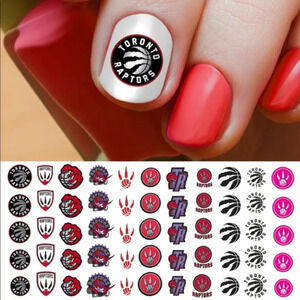 💌BO/GO$6 🏀 Toronto Raptors Basketball Nail Transfer Decals